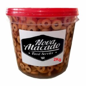 AZEITONA VERDE FATIADA NOVA ATACADO 2Kg