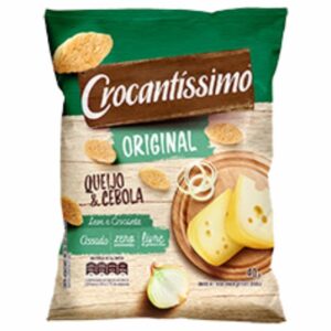 CROCANTISSIMO QUEIJO E CEBOLA - BIMBO 40g.