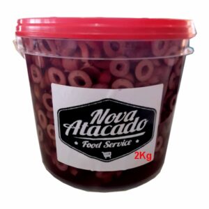 AZEITONA PRETA FATIADA NOVA ATACADO 2Kg