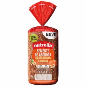 PÃO NUTRELLA ABOBORA E LINHAÇA - BIMBO 350g.