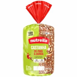 PÃO NUTRELLA CASTANHA DO-PARÁ & QUINOA - BIMBO 350g.