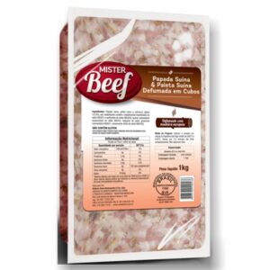 BACON EM CUBOS  MISTER BEEF (PAPADA/PALETA) 1Kg