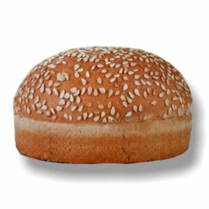 PÃO P/ HAMBURGUER COM GERGELIM PITA BREAD 80g. - 11cm. diâmetro