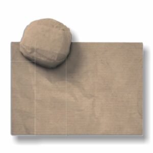 PAPEL ACOPLADO PLUMA 30X38cm KRAFT PARDO LISO CAIXA C/ 500