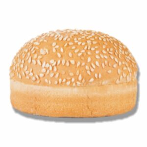 PÃO P/ HAMBURGER TRAD. C/ GERGELIM PITA BREAD 50g. - 9,5cm. diâmetro