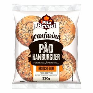 PÃO BRIOCHE DUO PITA BREAD 320g