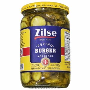 PEPINOS RODELAS BURGUER ZILSE - PT 330g