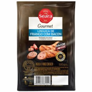 LINGUIÇA DE FRANGO COM BACON GOURMET SEARA 500g