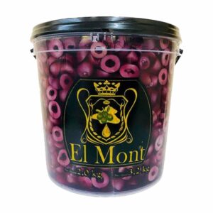 AZEITONA PRETA FATIADA EL MONT BD 2Kg