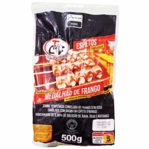 ESPETINHO MEDALHÃO FRANGO BACON TC CARNES 500g