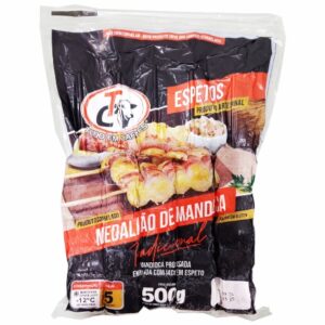 ESPETINHO MEDALHÃO MANDIOCA TRAD. BACON TC CARNES 600g
