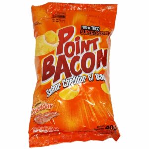 SALGADINHO TRAD. BACON CHEDDAR POINT CHIPS (10X40g)