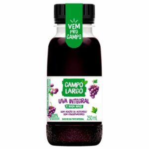 SUCO DE UVA INTEGRAL CAMPO LARGO 250ml
