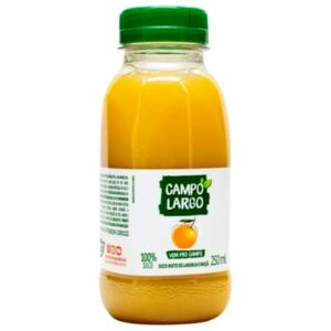 SUCO DE LARANJA E MAÇÃ PET CAMPO LARGO 250ml